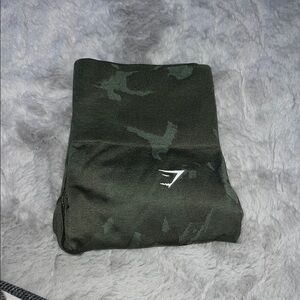 Gymshark Dark Green Camo Leggings